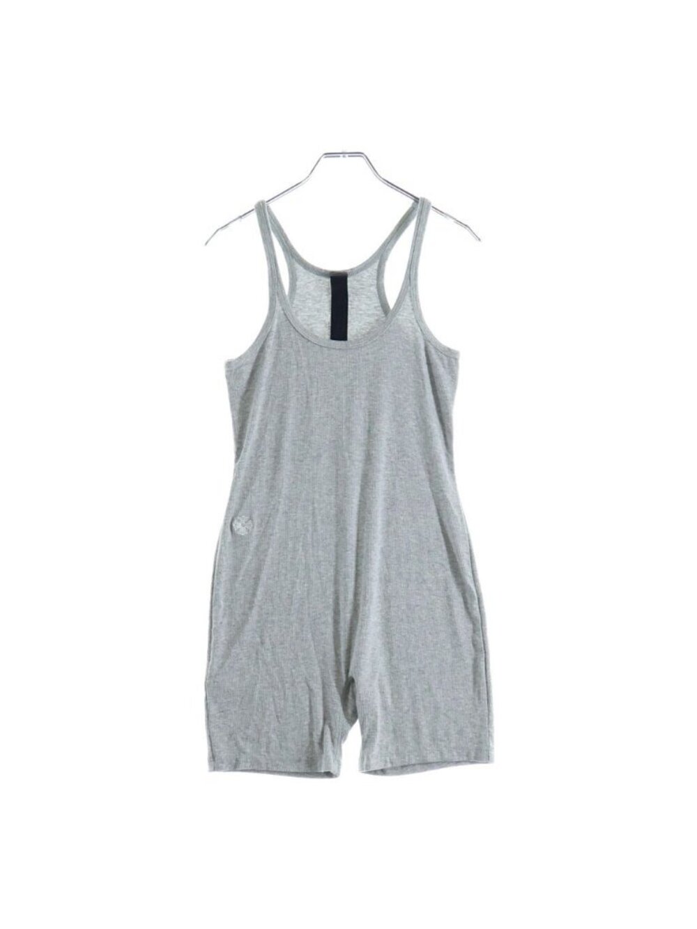 Chrome Hearts Not Bad Seed Onesie CH Embroidery Jumpsuit Gray